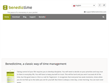 Tablet Screenshot of benedictime.com